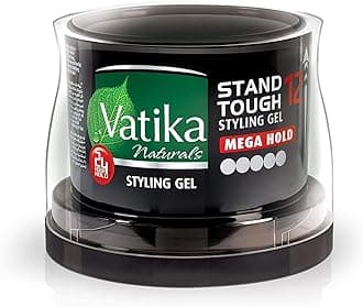 Naturals Mega Hold Stand Tough Styling Gel | Strong Hold & High Shine | Easy to Style - 250 ml