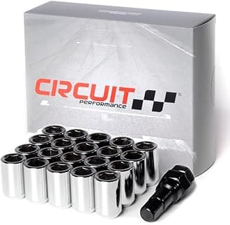 Tuner Key Acorn Lug Nuts Chrome 12x1.5 Forged Steel (20pc + Tool)