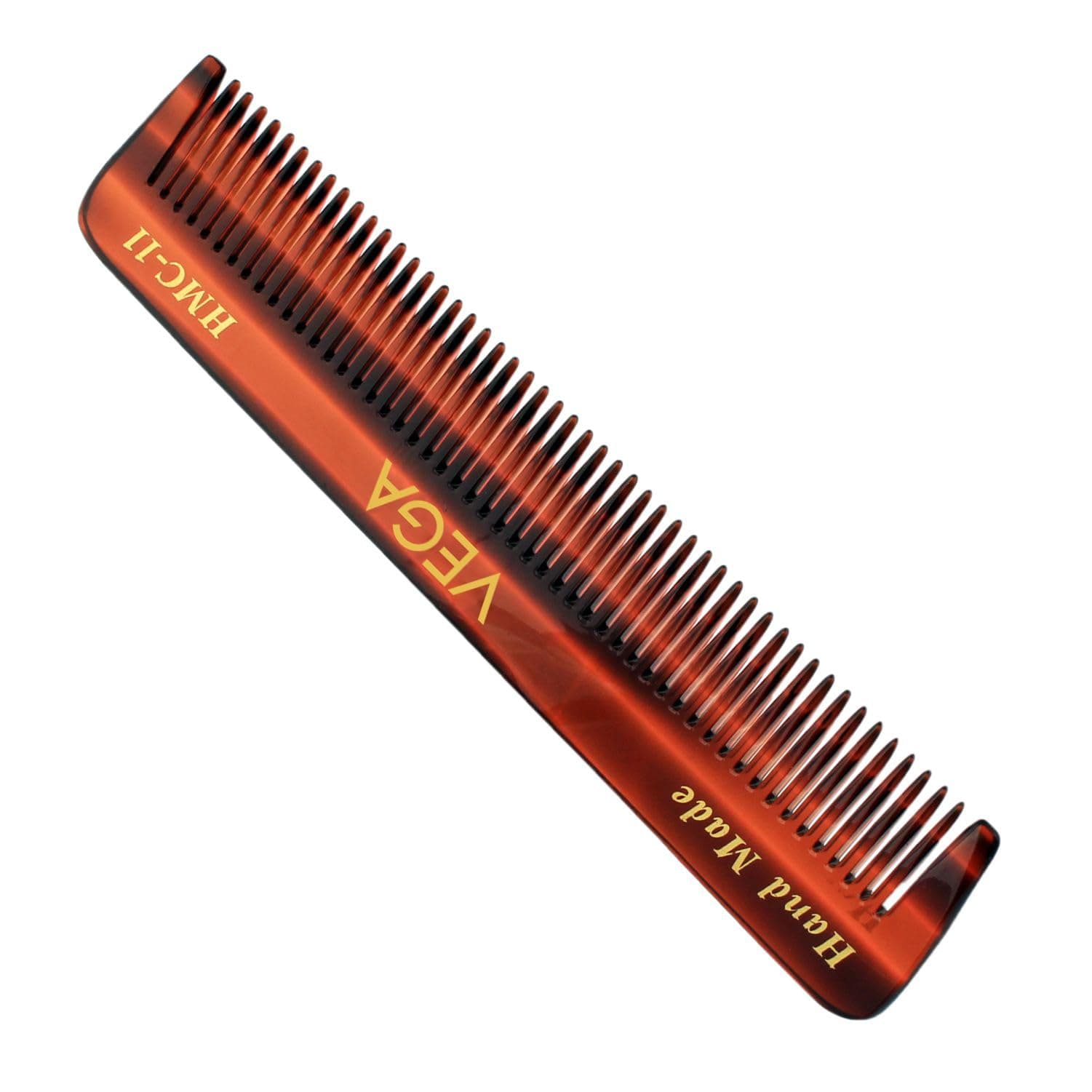 Vega Tortoise Shell Pocket Comb, Brown