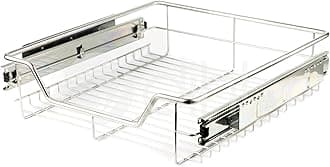 500mm Pull Out Chrome Wire Basket Drawer for Kitchen Cabinets Cupboards