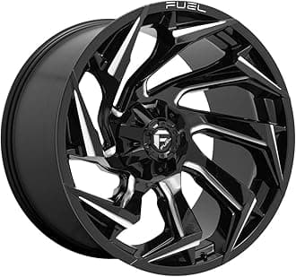 FUEL OFF-ROAD D753 REACTION 22X10, 8X170, 4.79, -18mm GLOSS BLACK MILLED - D75322001747