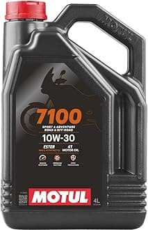 7100 4T 10W-30 Full Synthetic Motorcycle Oil - Ester Core Technology - API SP JASO MA2 Wet Clutch and DCT Safe - Engine Protection for Honda, Hero, TVS - 4 L