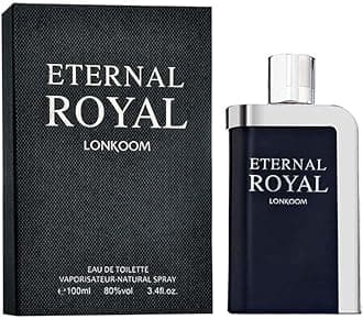 LONKOOM Men's Perfume ETERNAL ROYAL Oriental-Aromatic Scent Fragrance Eau De Toilette Perfect for Gift 100ml