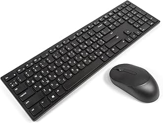 DELL KM5221W UKRAINIAN Pro Wireless Keyboard & Mouse Combo Bundle, Black