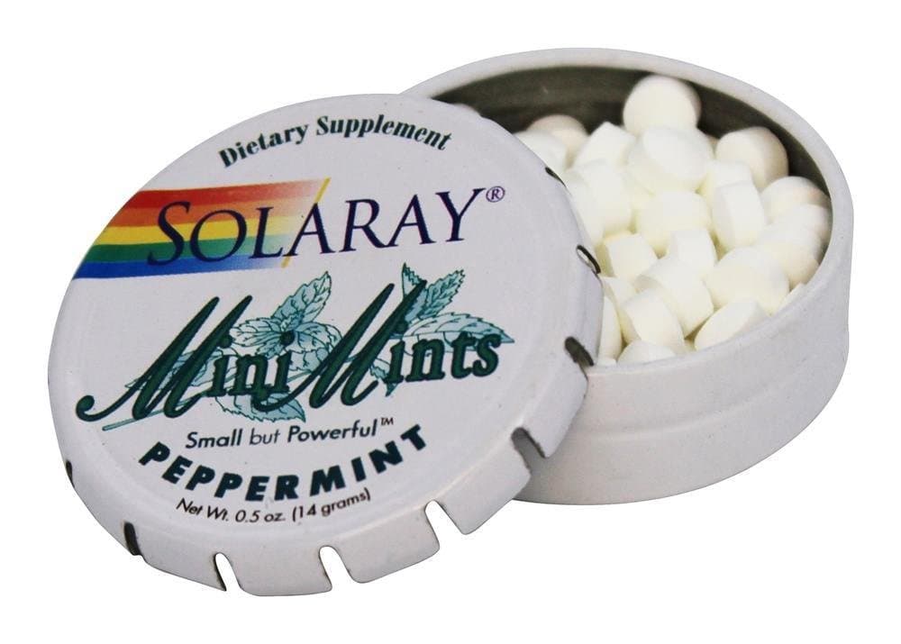 Solaray Mini Mints Cinnamon Tablets, 0.5 Ounce