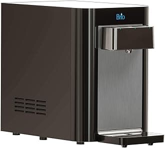 Brio Countertop Self Cleaning Bottleless Water Cooler Water Dispenser - 2 Stage Water Filter included