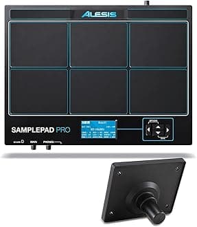 Sample Pad Pro + Module Mount - Percussion and Sample-Triggering Instrument With Dual Zone Rubber Pads and Mounting Plate for Any Drum Hardware