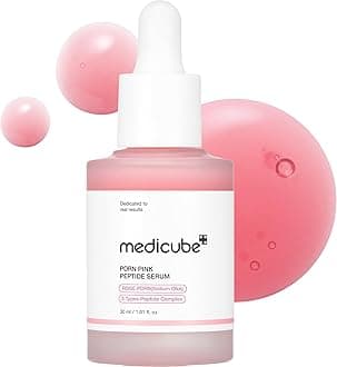 medicube PDRN Pink Peptide Serum, Pink glow serum, Peptide, Niacinamide, Hydrating & Moisturizing & Firming, Uneven Skin Tone, Korean Skincare | 1.01 fl.oz. (1.01 fl.oz., Rose PDRN (Vegan))