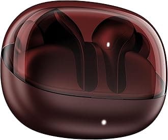 boAt 2025 Launch Airdopes Plus 311, Glass Design, ENx Tech, Fast Charge, 50 Hrs Battery, Stream Ad Free Music via App Support Bluetooth Earbuds, TWS Ear Buds Wireless Earphones with mic (Crimson Red)