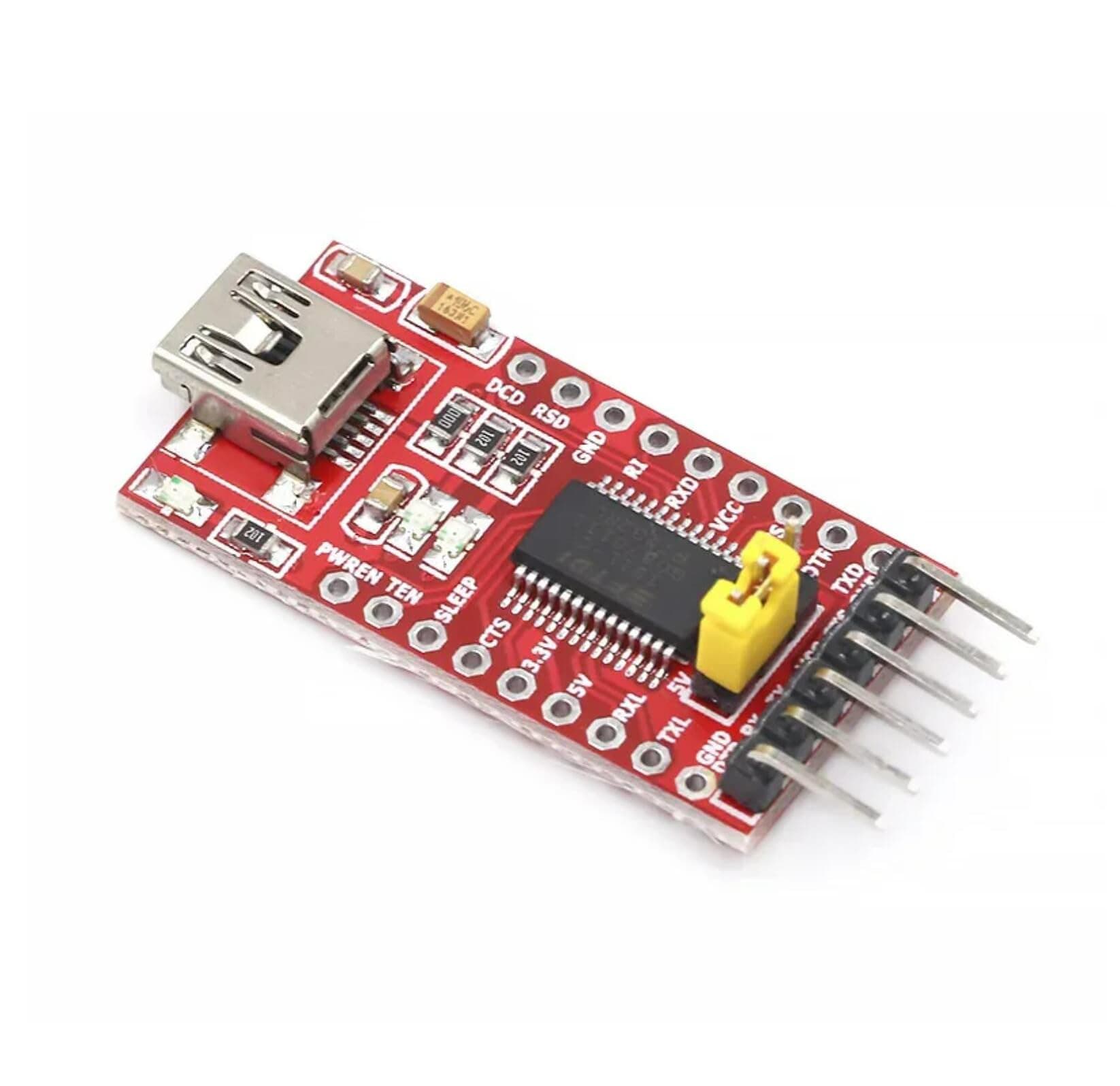 HiLetgo FT232RL Mini USB to TTL Serial Converter Adapter Module 3.3V/5.5V