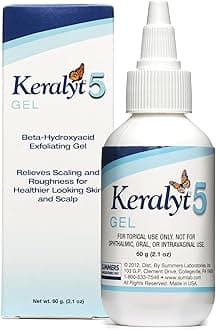 5 Scalp Gel - Max Strength 5% Salicylic Acid Scalp Build-Up Clearing - Helps Control Dandruff, Psoriasis, Seborrheic Dermatitis, Roughness, Dryness, and Itchiness