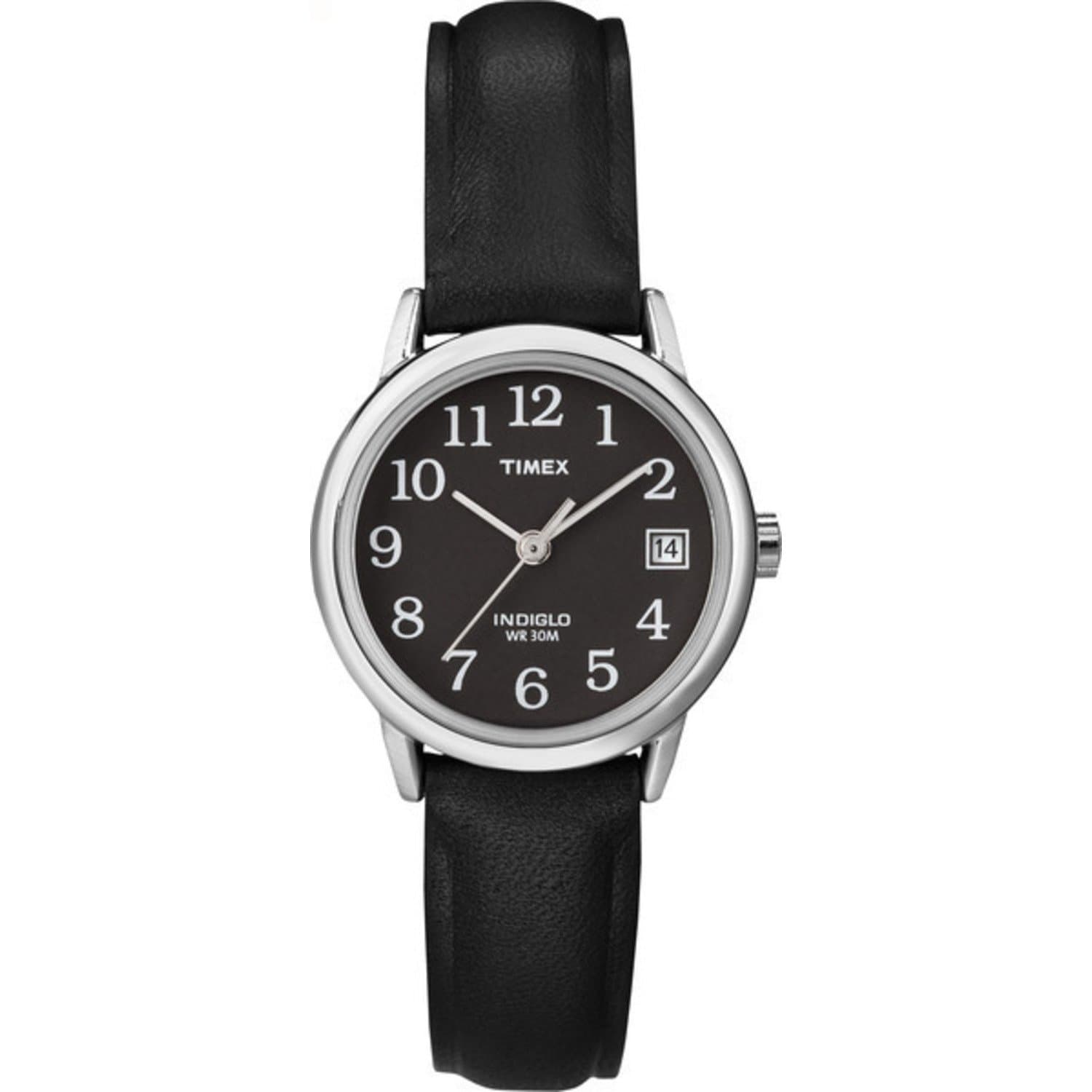 Women's Easy Reader Date Leather Strap 25mm Watch
