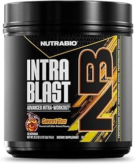 Intra Blast Bcaa Powder Amino Acid Supplement, Electrolyte & Hydration Blend, Intra, Pre Workout & Muscle Recovery, 20g Eaa Amino Acids Powder, 5g Glutamine- Sweet Tea, 30 Serving