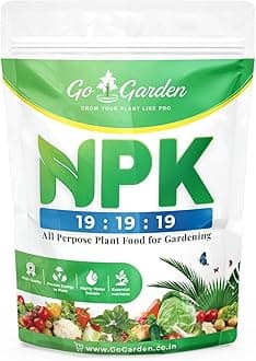 Go Garden NPK 19 Plant Booster & Enhancer | Complete Plant Food for Growth Boost and Maximum Production | Ideal for Home, Garden & Outdoor Plant Care 450 G