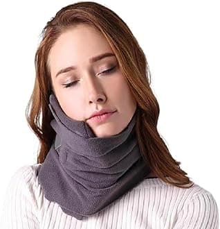 Travel Side Pillow Neck Pillow Soft Neck Support Pillow Airplanes Car Vacation Neck Pillow Scarf Sleep Washable Portable Neck Support Pillow
