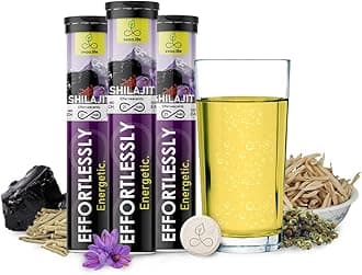 svaa.life World's First 500 mg Shilajit Effervescent 21 Tablets (Pack of 3)- with Ashwagandha, Gokshuru, Saffron & Safed Musli | Shilajeet For Vitality, Endurance, Helps Boost Stamina, Glowing Skin