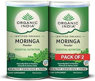 Organic India Moringa Powder 100gm Pack of 2