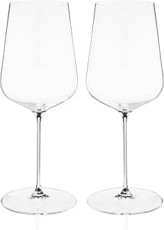 Definition Crystal Universal Wine Glasses for Red and White Wines, Durable Drinking Glasses for Housewarming, Birthday Party, Wedding Gifts, Home Bar, Elegant Glassware, 19 oz, Set of 2