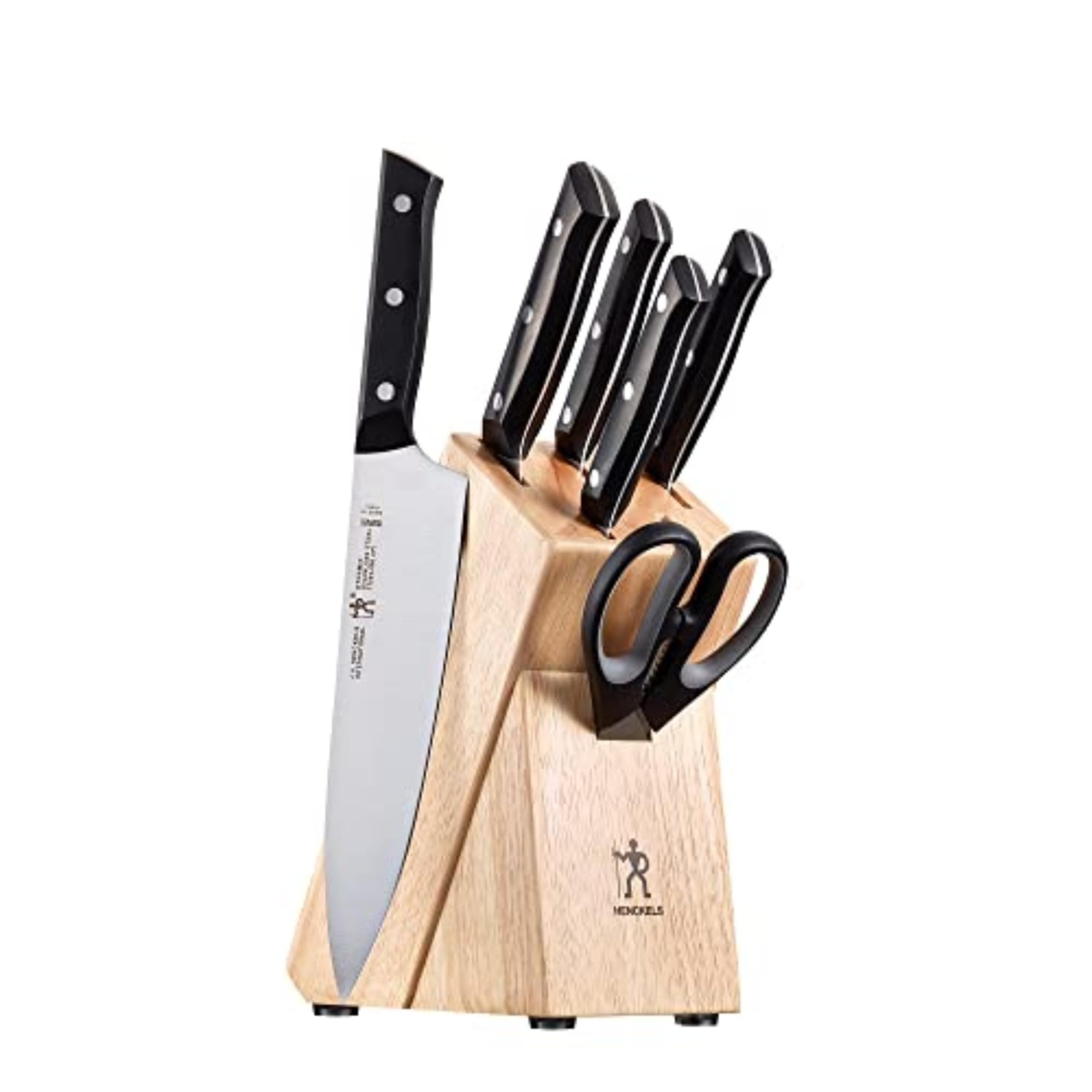 Dynamic Razor-Sharp 7-Piece Knife Set, Chef, Bread, German Engineered Informed by 100+ Years of Mastery