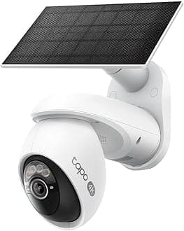 - 4K Outdoor Pan/Tilt Wireless Security Camera - Battery with Solar Charging, 360° Motion Track, 24/7 Capture, Person/Vehicle Detection, Subscription-Free Local Storage or Optional Cloud, C660 KIT