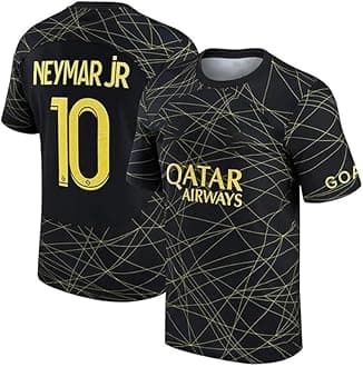 PSG Jersey|Neymar Jersey|PSG Football Jersey Black for Men and Boys