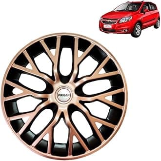 PRIGAN SAIL Copper Black Wheel Cover 14" for -Sail (Set of 4 Pcs) (Press Fitting) Model- Phantom Copper 14