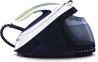 PhilipsPerfectCare Elite Steam Generator Iron – Cut Ironing Time in Half with 6.7 Bar Pressure, 470g Steam Boost, No Settings Needed, 1.8L Tank for 2H Use, Vertical Steam (GC9630/20)