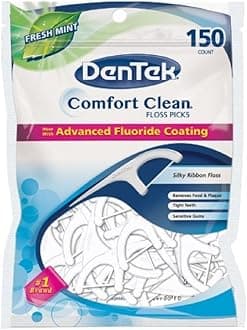 Comfort Clean Sensitive Gums Mouthwash Blast Floss Picks 150 Each (Pack of 4)