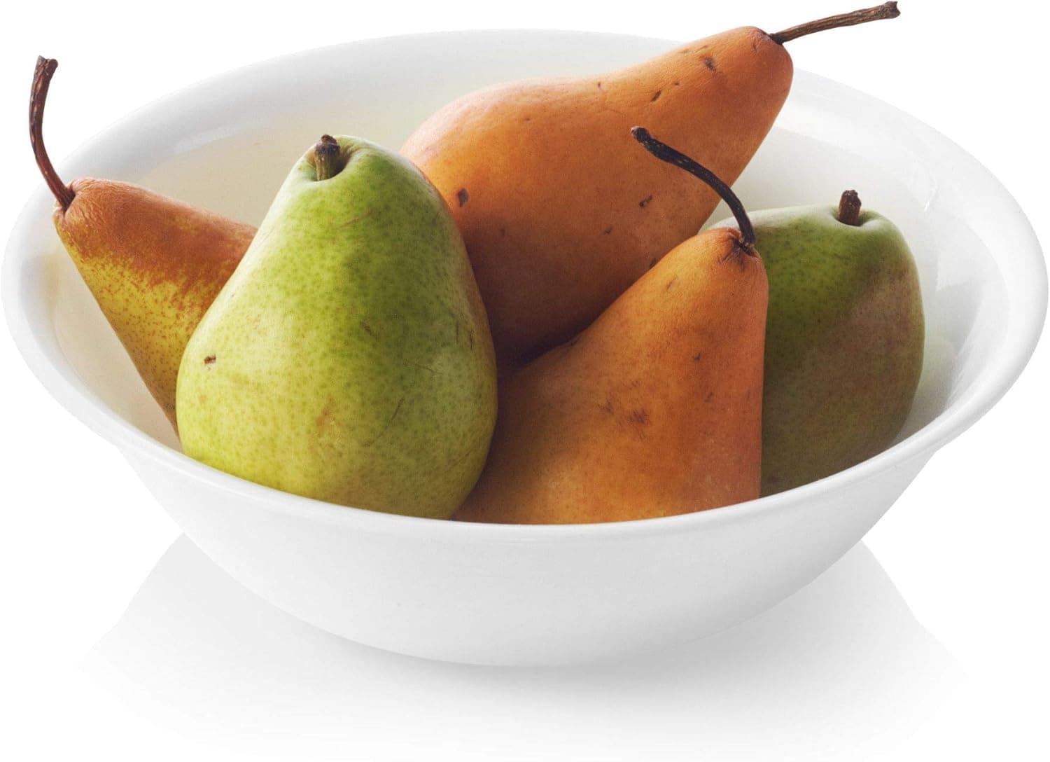 Glass Solid Serving Bowl 950 ml, Lightweight & Durable, Made of Vitrelle Glass, Microwave & Dishwasher Safe, Elegant Crockery for Dining & Gifting - Set of 2, White