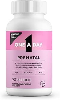 Prenatal Vitamins- Folic Acid, Iron, Omega- 3 (DHA), Pregnancy Vitamins for Women, Prenatal Multivitamin for Mom and Baby Support, Pregnancy Must Haves 90 Ct (Packaging May Vary)