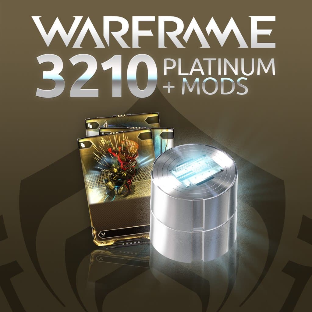Warframe: 3210 Platinum + Triple Rare Mods - PS4 [Digital Code]