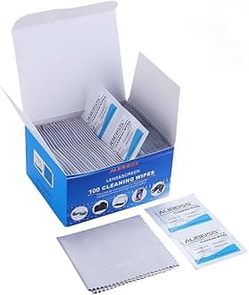 Pre-moistened Lens and Glass Cleaning Wipes，Portable Screen Wipes Travel Cleaner for Glasses, Camera, Cell Phone, Smartphone, Tablet and Other Delicate Surfaces (100 pack)