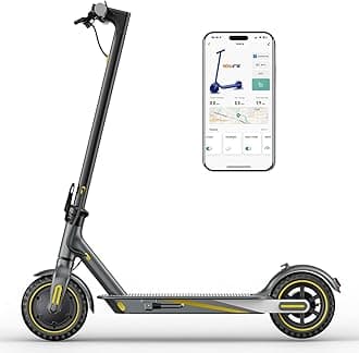 Electric Scooter for Adults, Up to 21 MPH, 19 Miles Ranges, 350W Motor E-Scooter with 8.5 Inch Tires, Foldable Escooter with Dual Braking and APP Control, UL Certified