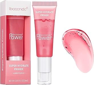 Makeup Primer All Matte Oil Free Full Coverage Foundation Base Long Lasting Hydrating Smoothing Moisturizing Makeup Base Matte Foundation Primer (# Watermelon)