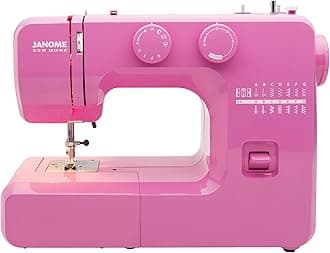 Pink Sorbet Easy-to-Use Sewing Machine with Interior Metal Frame, Bobbin Diagram, Tutorial Videos, Made with Beginners in Mind!