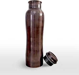 - Sea Creature Printed Copper Water Bottle 32 oz - Leak Proof Ayurvedic Drinkware Copper Vessel for Sports, Gym, Outdoors, Yoga, Office
