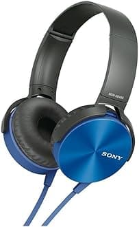 Sony MDR-XB450 Xtra Bass Overhead Headphones - Blue