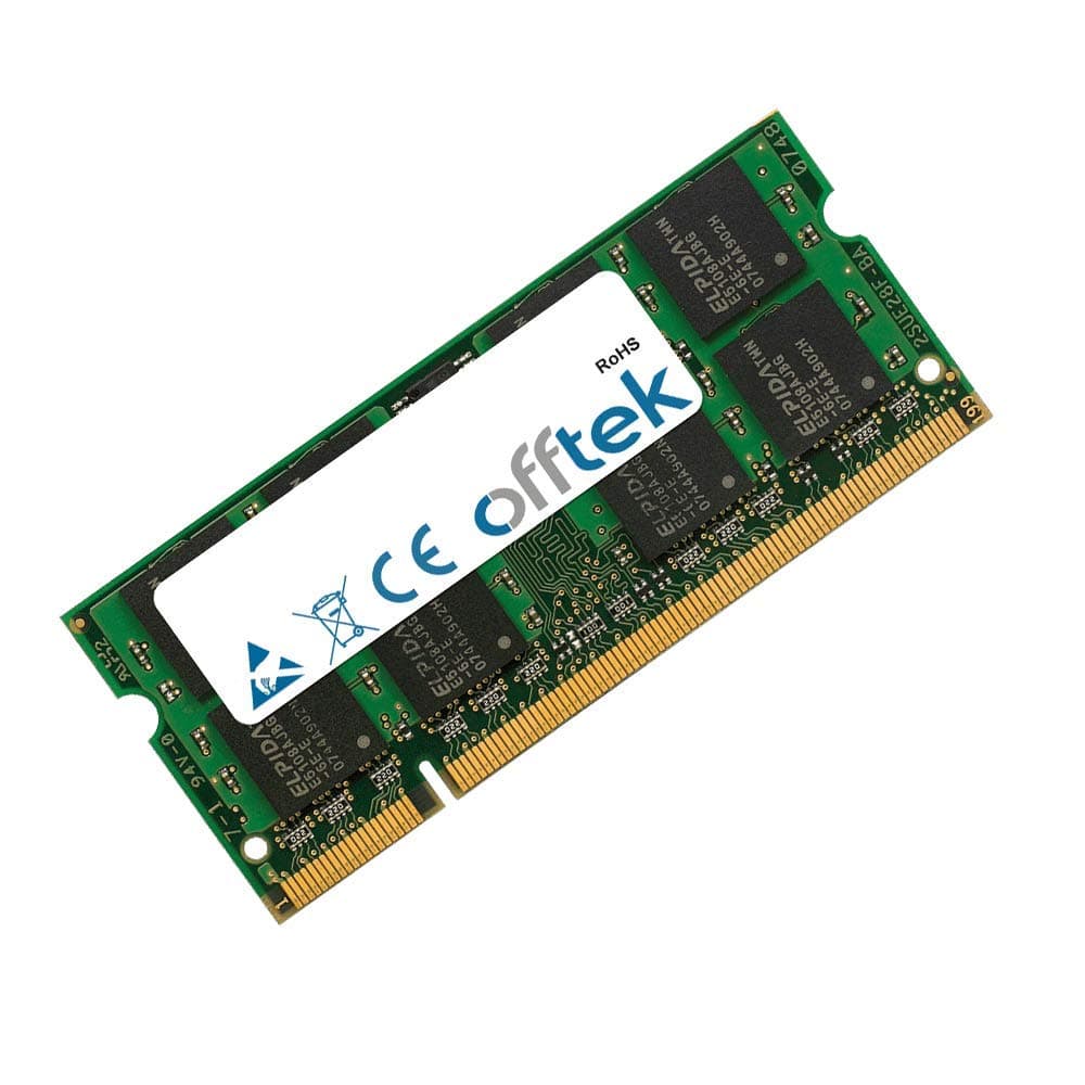 OFFTEK 1GB Replacement RAM Memory for Everex StepNote NC1501 (DDR2-5300) Laptop Memory