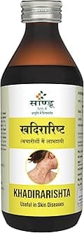 Sandu Khadirarishta | Ayurvedic Medicine for Skin Disorders | Blood Purifier | 200 ml