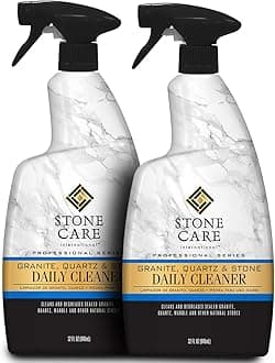 Stone Care International Granite Cleaner - 32 Fluid Ounces (2 Pack) Granite Marble Quartz Tile Travertine Limestone Slate Clean