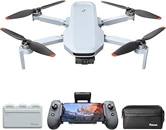 Potensic ATOM 2 Drone with Camera for Adults 4K Video, 8K Photo, Under 249g, 3-Axis Gimbal, 10KM Transmission, AI Track, Vertical Shooting, AI Night Shot, QuickShots, Fly More Combo (96-Min Flight)