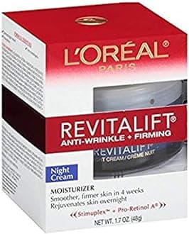 L’Oréal Paris L'Oreal RevitaLift Anti-Wrinkle + Firming Night Cream Moisturizer 1.7 oz (Pack of 3)