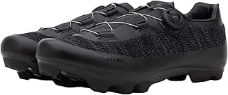 Tommaso Montagna Elite Knit Men's MTB Mountain Cycling Shoe with Quick Lace Compatible with SPD Cleats, Black