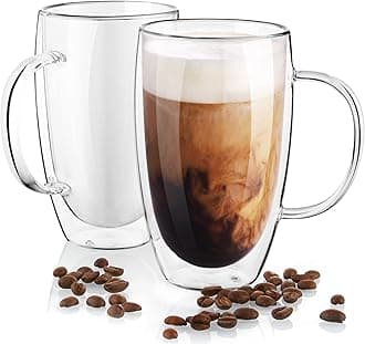 Double Wall Glass Coffee Mugs