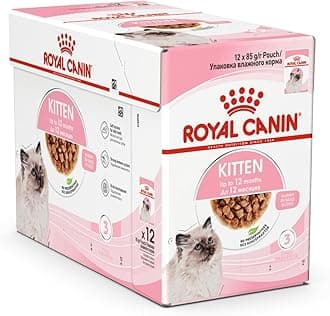 Royal Canin FHN Feline Health Nutrition Kitten Gravy 12x 85gm Cat Wet Food Pouches