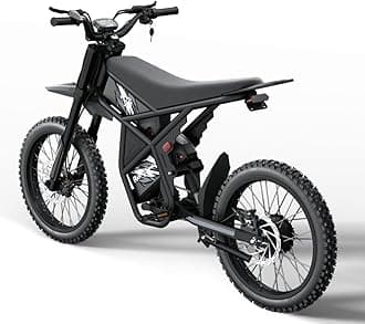 Upgraded GT73 Electric Motorcycle for Adults Teens 2400W 48V, Electric Dirt Bike Max 37 MPH & 1747Wh Dual Battery, 85 Mile Long Range Ebike with 25" Dirt Tires E Dirtbike