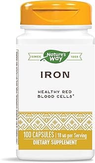 Nature's Way - Iron, 18mg, 100 capsules