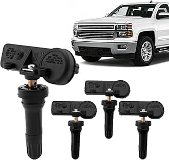 HQPASFY TPMS Sensor 315MHz Tire Pressure Sensor, Compatible with 2006-2019 Chevy Silverado/Tahoe, Cadillac Escalade, GMC Sierra/Yukon, Buick Lucerne & More, Replaces# 13598772, 13581558, 13586335