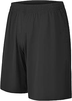 CE' CERDR Mens Athletic Workout Shorts with Pockets and Elastic Waistband Quick Dry Activewear