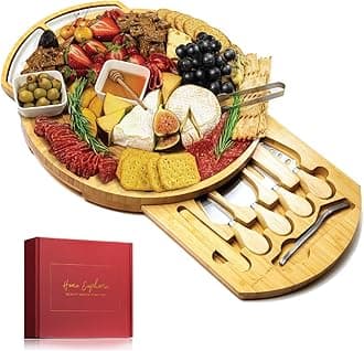 Round Cheese Board Set 13"